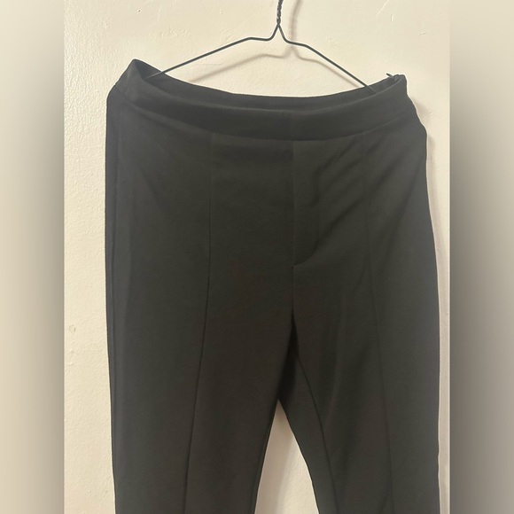 Pants with slit and faux fur - Picture 2 of 7